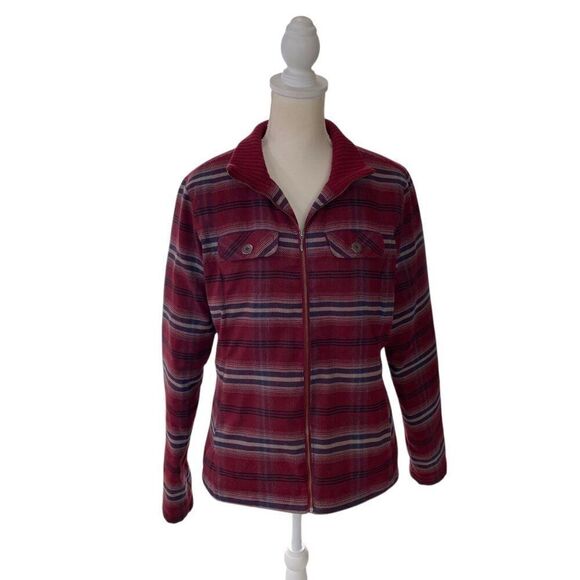 PrAna Women's Showdown Goose Down Jacket in Woodland Red Size Large - Picture 1 of 11